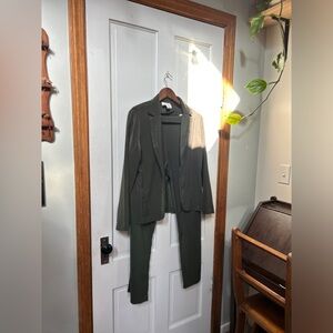 Full green olive suite by Fashion Bug - size 10